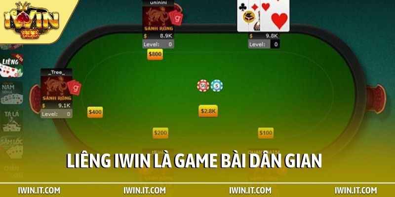 Liêng iWin là game bài dân gian
